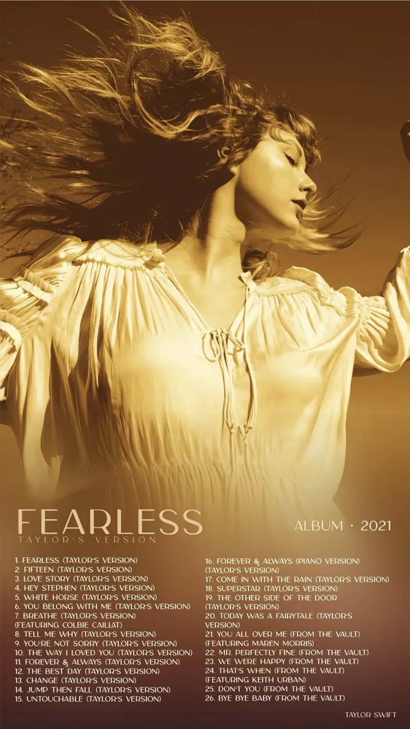 Taylor Swift Fearless pannello forex da Kuromi Dancuks