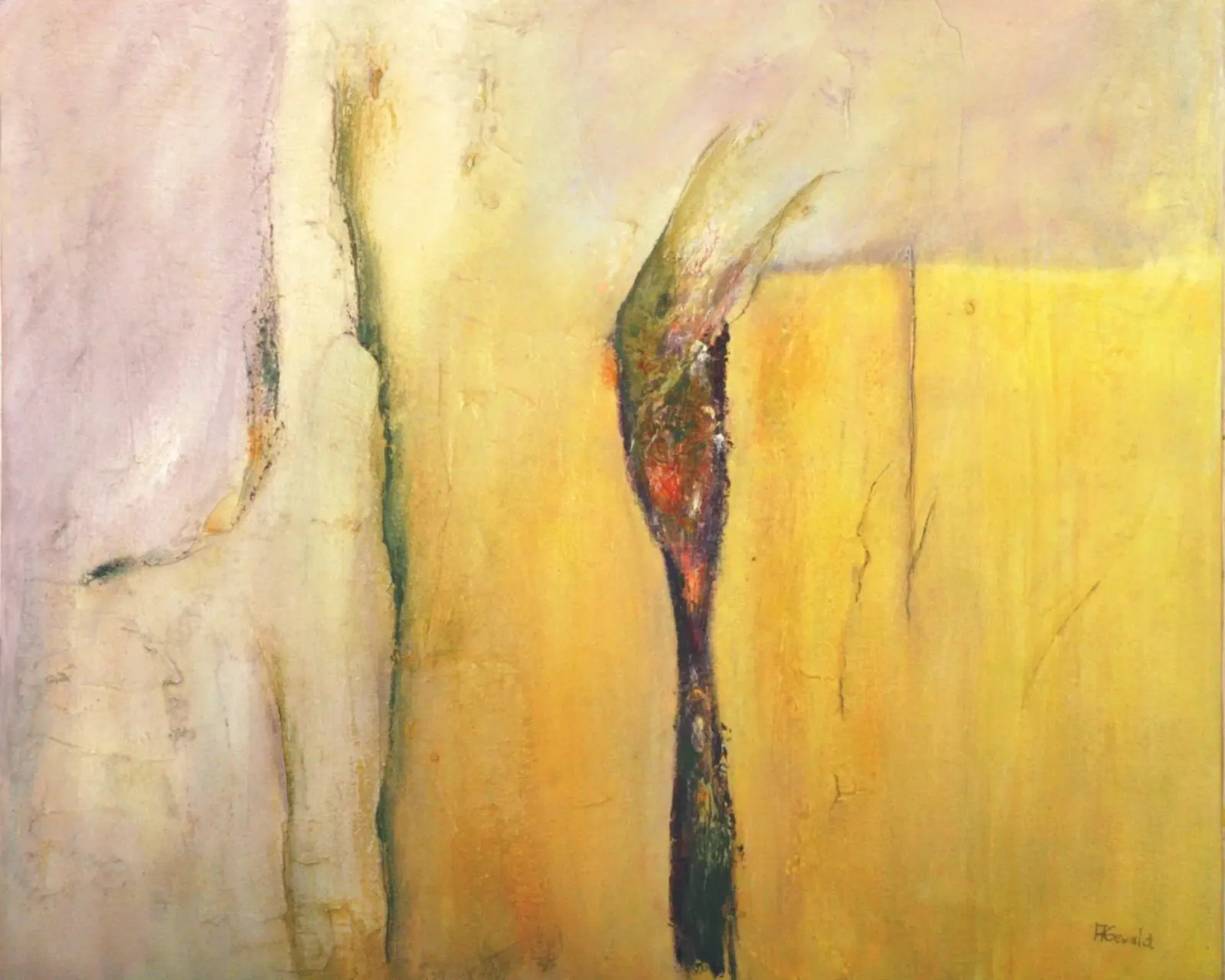 Giallo I carta hahnemühle da Anita Gewald