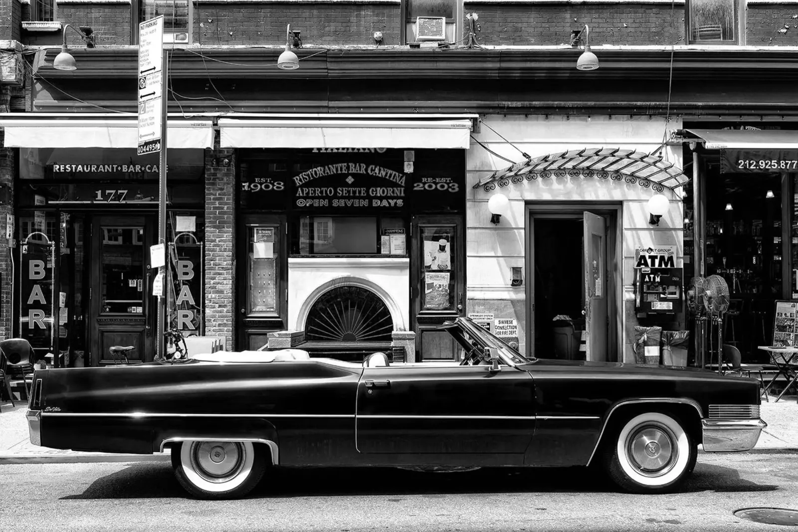 Manhattan nera - Cadillac nera carta hahnemühle da Brant Varner