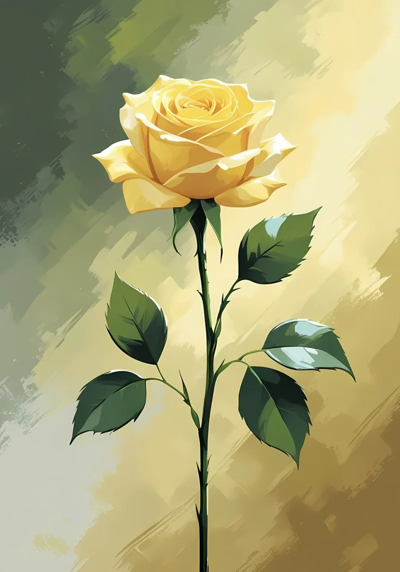 Rosa d'oro pellicola backlit da Bloom And Brush