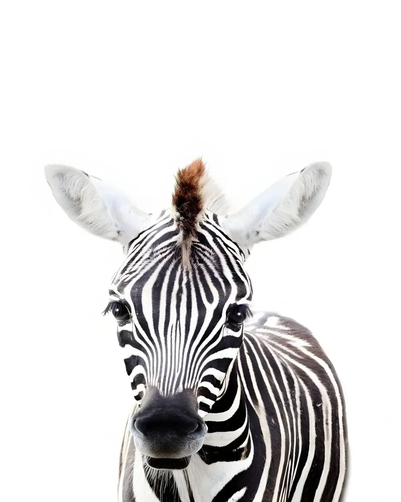 Ritratto di zebra pannello forex da Pixel Boy