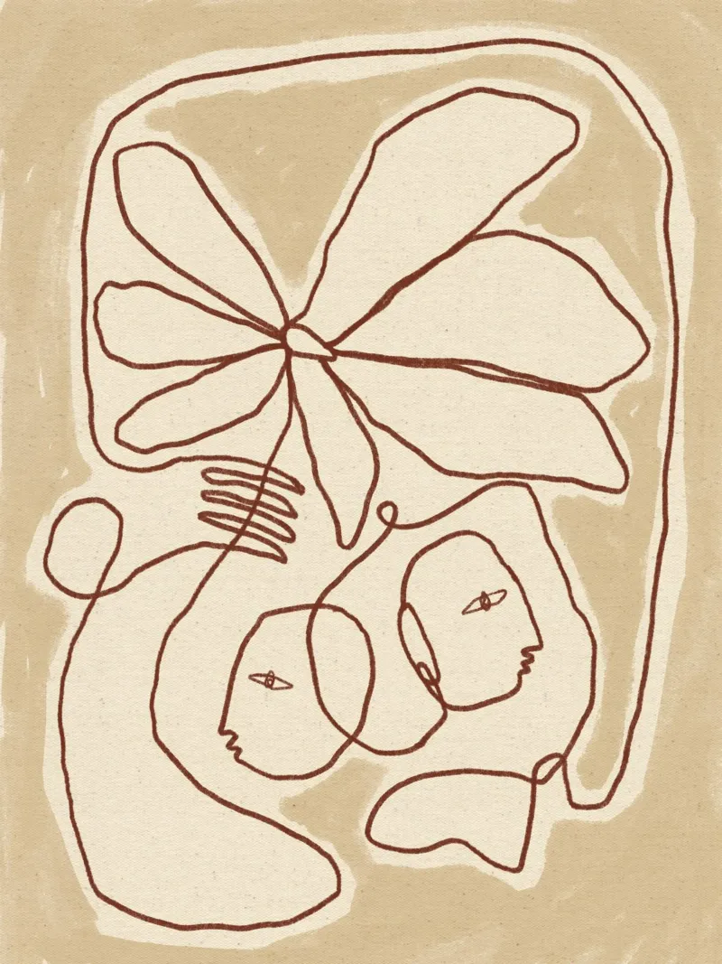 Soft Connection hahnemühle van Shatha Al Dafai