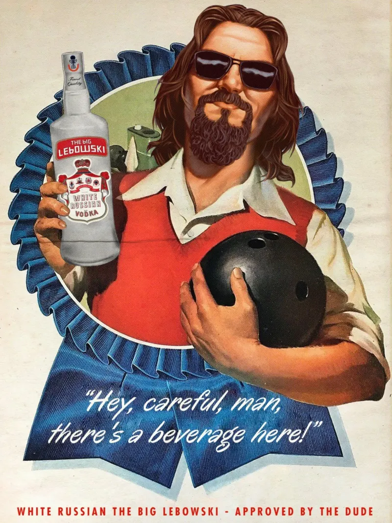 The Dude poster con telaio in plastica da Ads Libitum