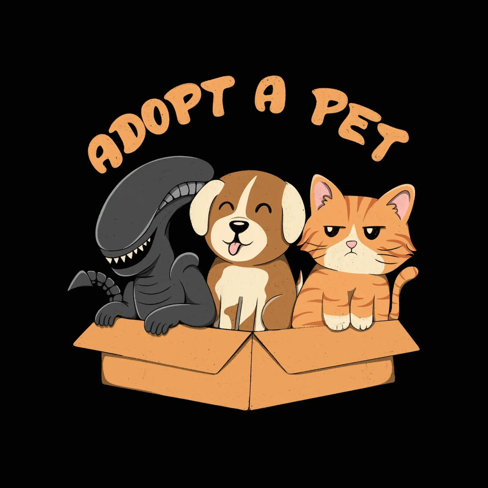 Adotta un animale domestico - Xenomorfo poster da Loobs