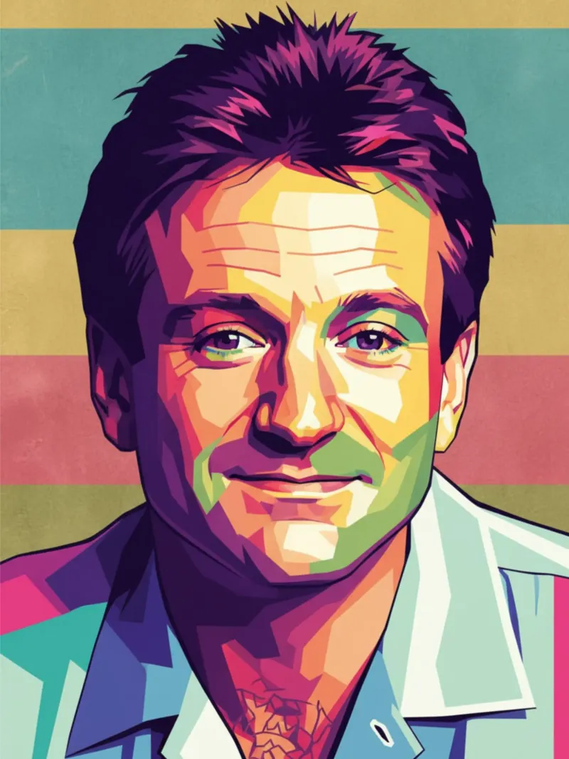 Robin Williams in memoria di tutti plexiglass da Hantamrata