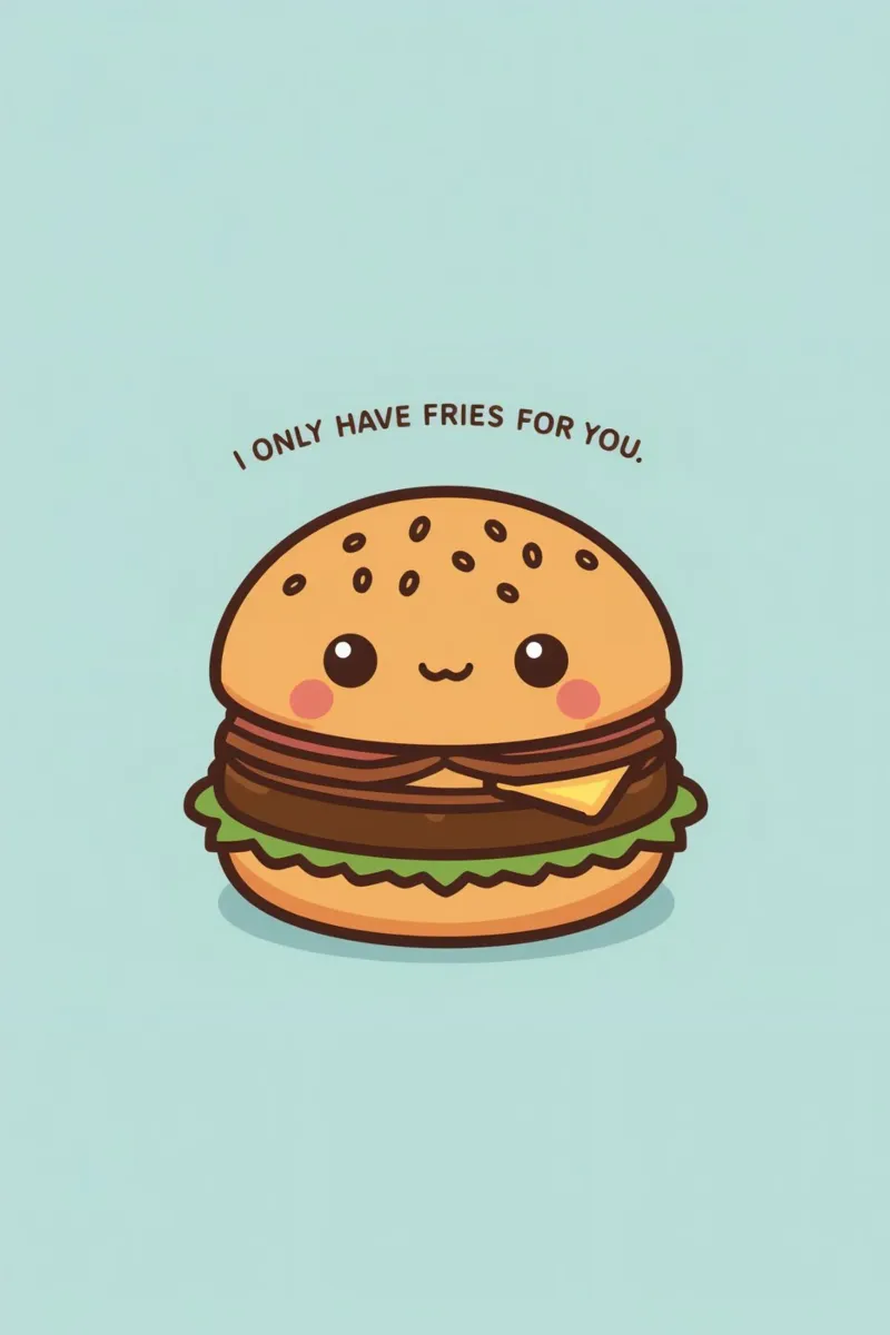 Simpatico hamburger felice con sovrapposizione divertente pellicola backlit da DesignDoodle