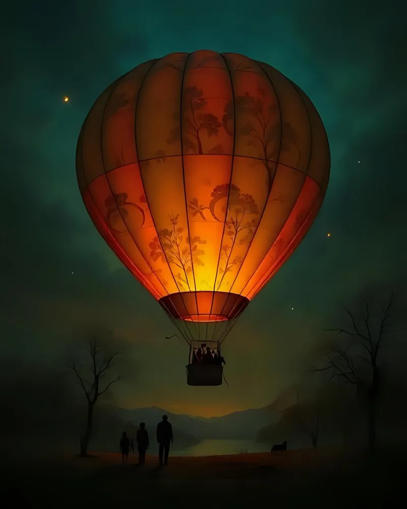 Giro in mongolfiera_1 pellicola backlit da Fantasie & Mystikwelten by LK
