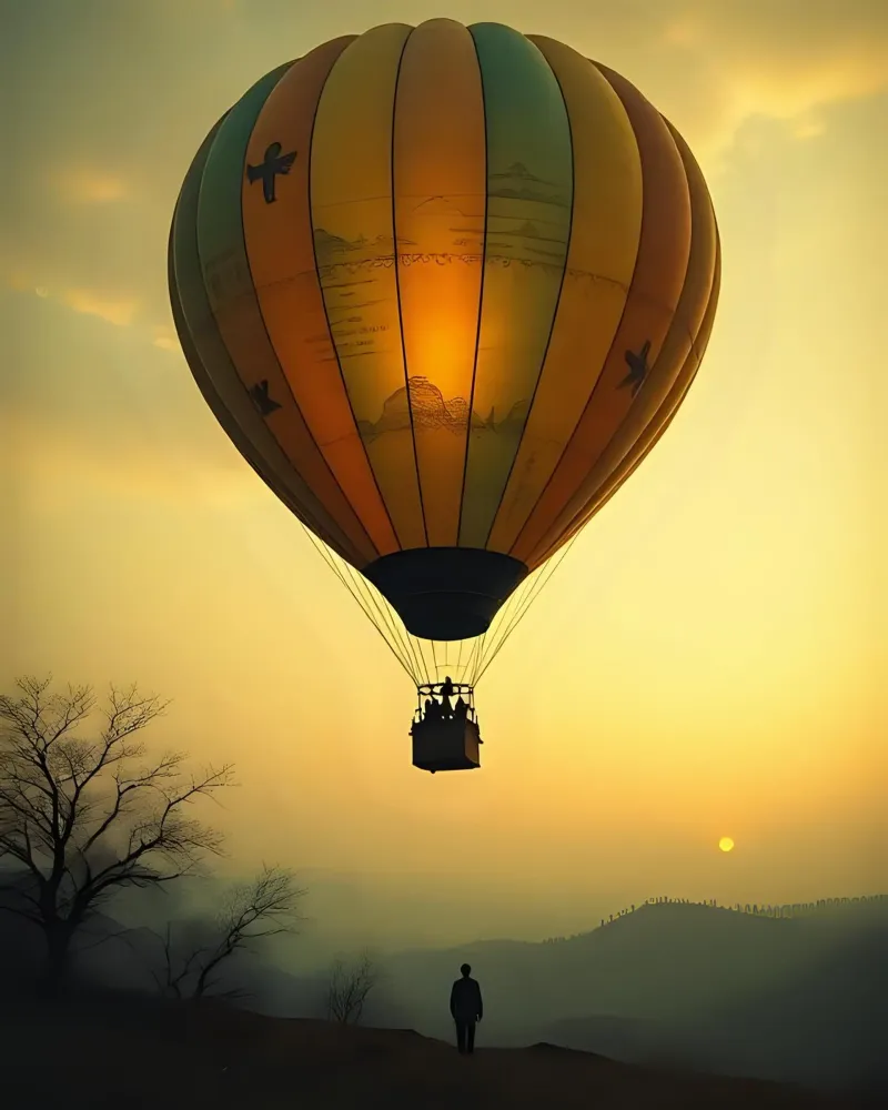 Giro in mongolfiera_3 pellicola backlit da Fantasie & Mystikwelten by LK