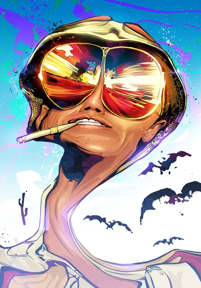 Fear and Loathing Day pellicola backlit da nabakumov