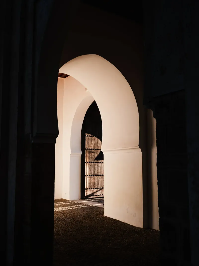 Doorway in Rabat lámina retroiluminada de photolovers