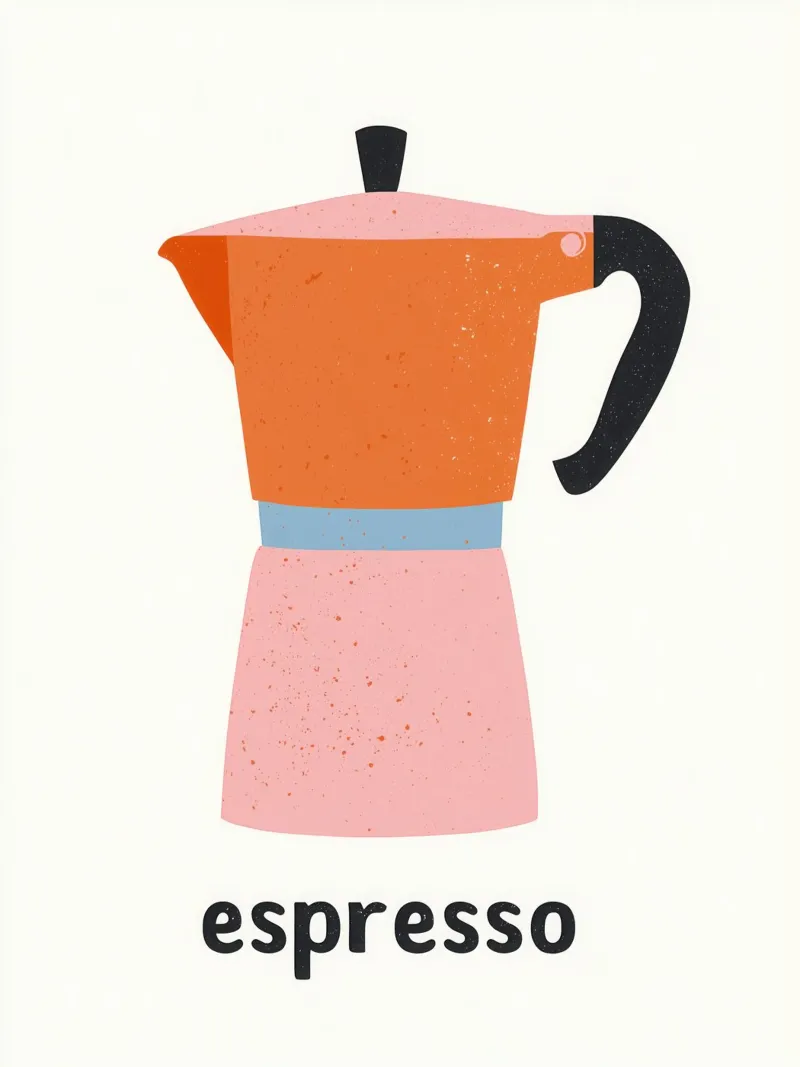 Espresso Express | Rosa Pop Art plexiglass da Autofocus
