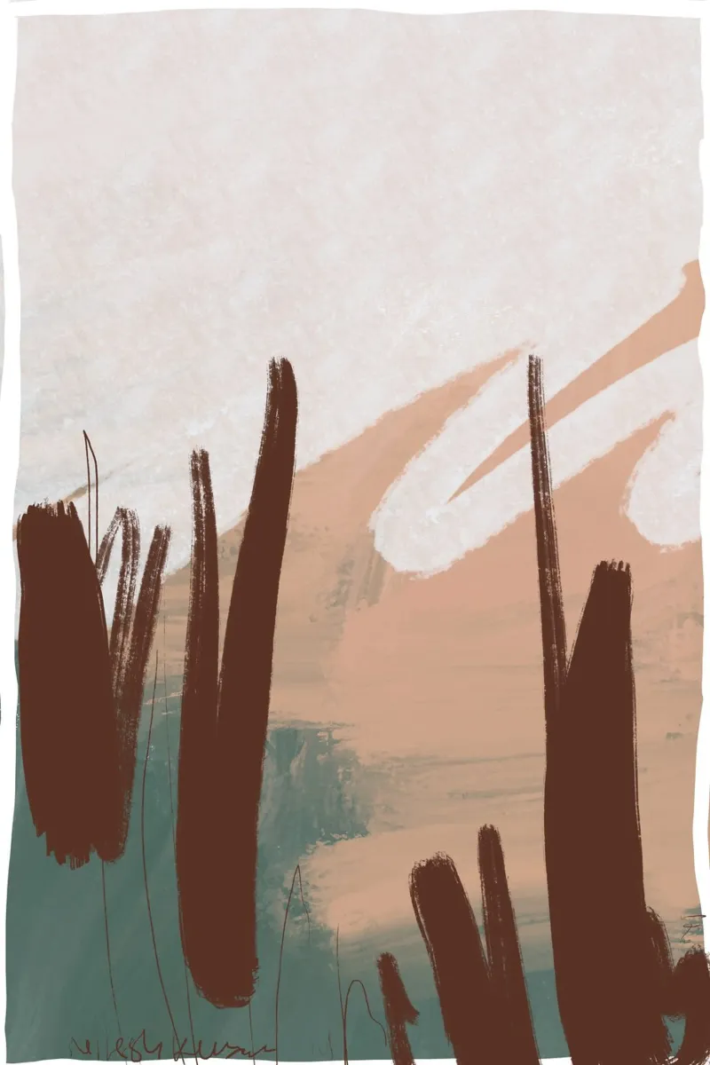Campi di Siena al tramonto poster da nileshkikuuchise