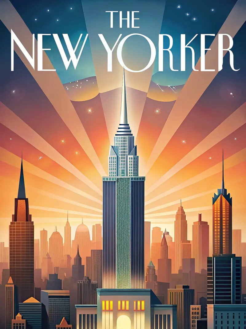 Il New Yorker plexiglass da 🎁 NOBELART