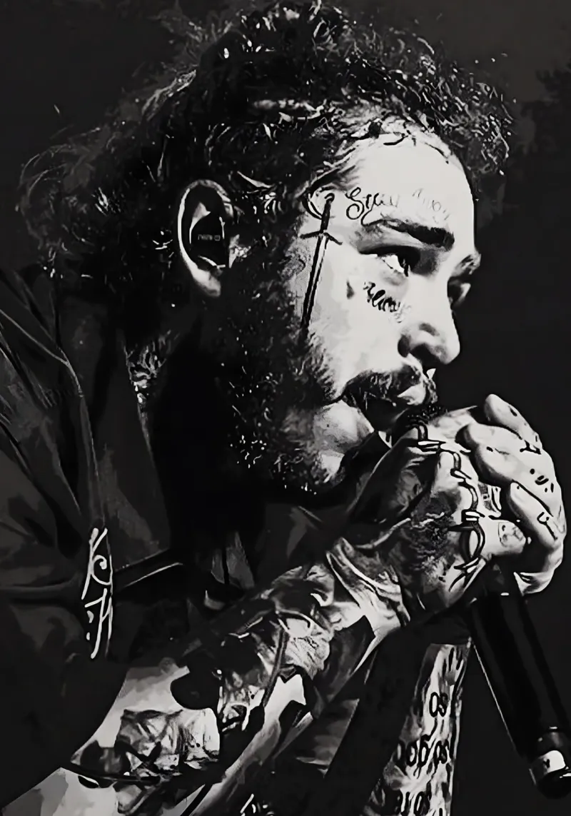 Post Malone carta hahnemühle da The Poster Hub