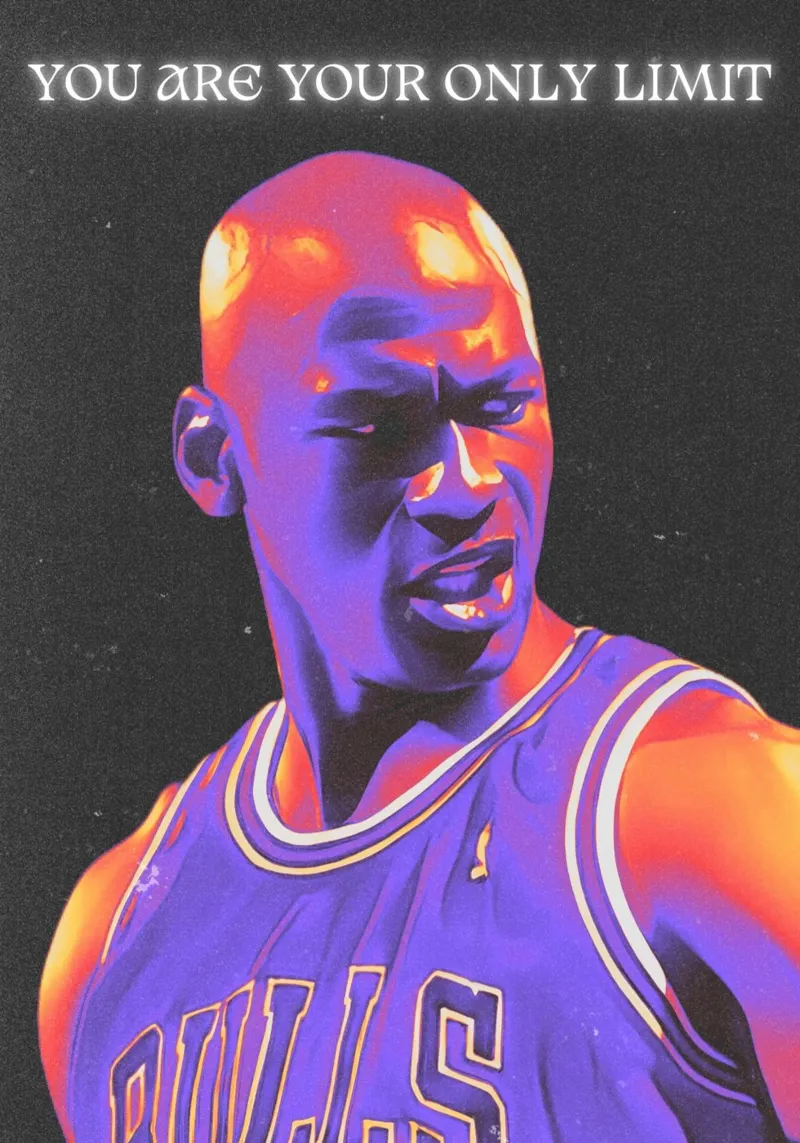 Michael Jordan carta hahnemühle da Limitless Prints