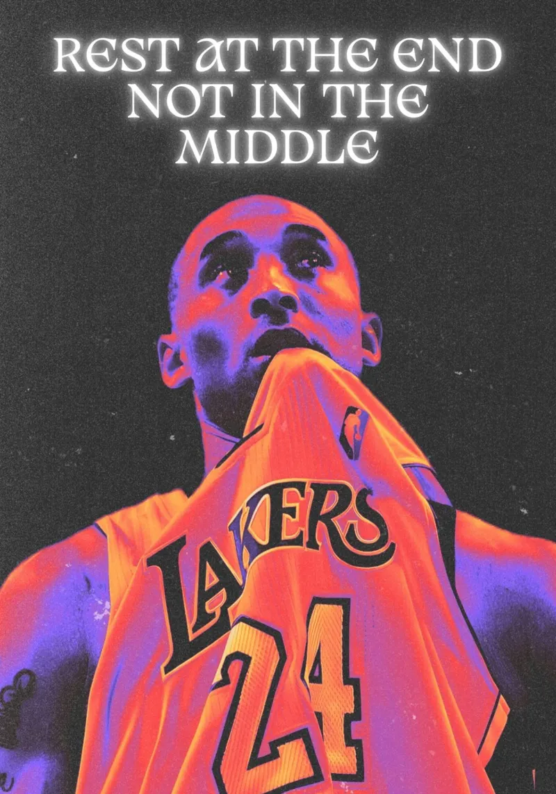 Kobe Bryant alluminio dibond da Limitless Prints