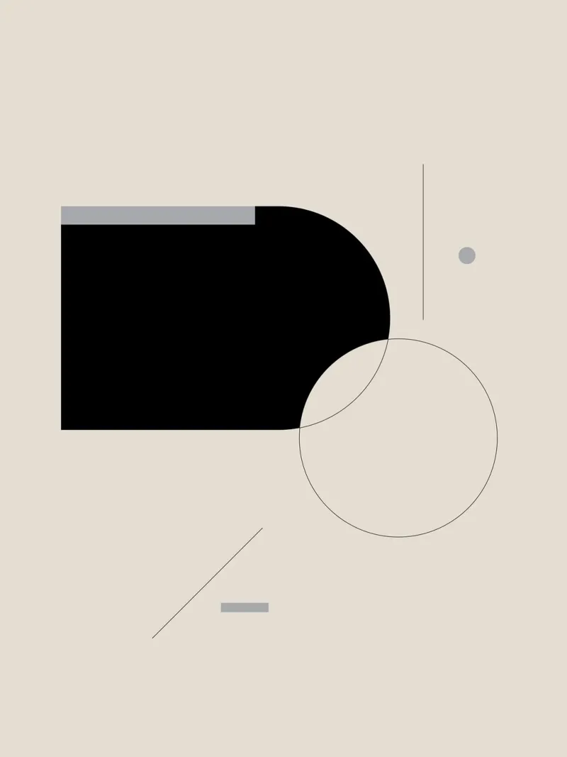 The Zero State - Minimalist Abstract hahnemühle by KHouse Studio