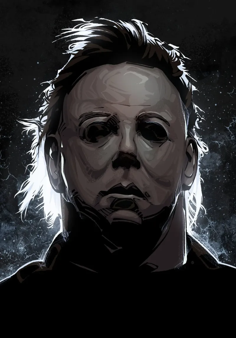 Michael Myers Halloween pellicola backlit da nabakumov