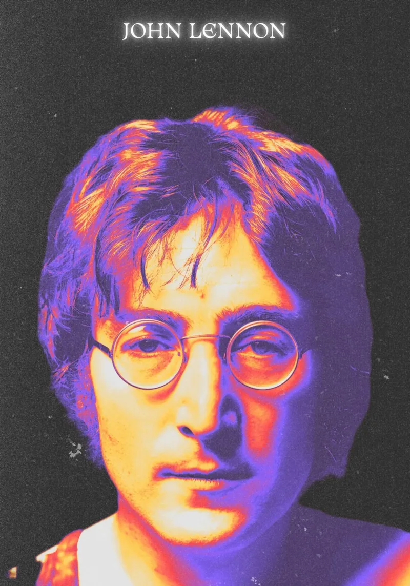 John Lennon alluminio dibond da Limitless Prints