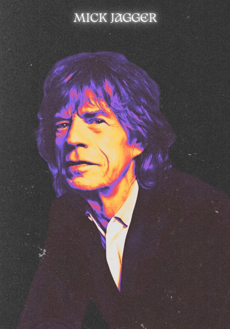 Mick Jagger carta hahnemühle da Limitless Prints