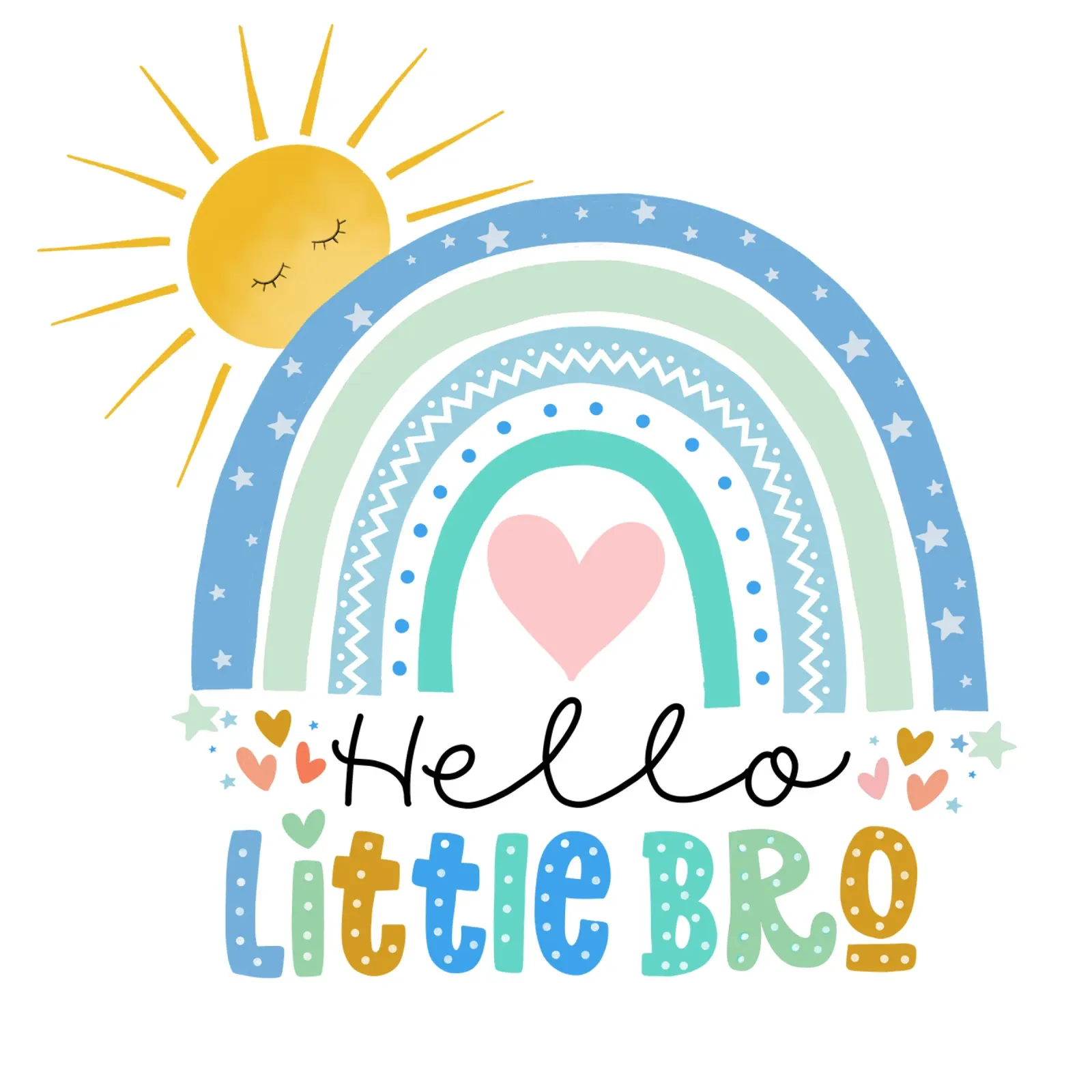 Ciao fratellino pellicola backlit da CalliLetters