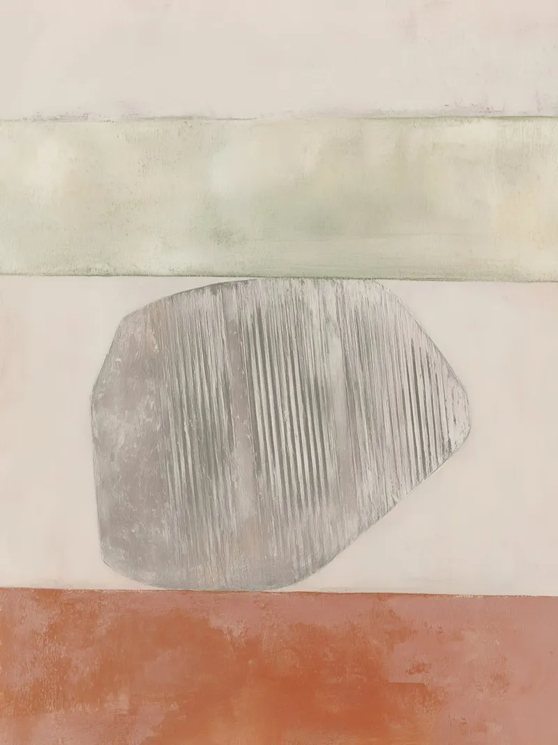 Aardse rotsrust canvas van Carina Pop & Pastell