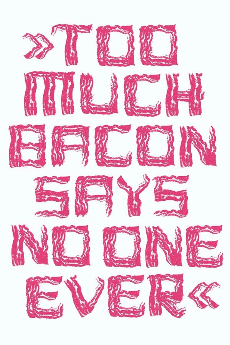 Bacon pellicola backlit da Herzette