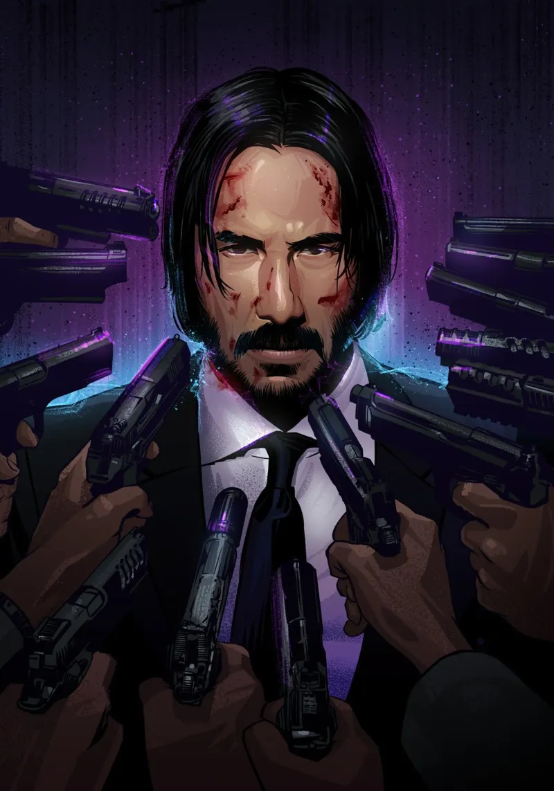 John Wick pellicola backlit da nabakumov
