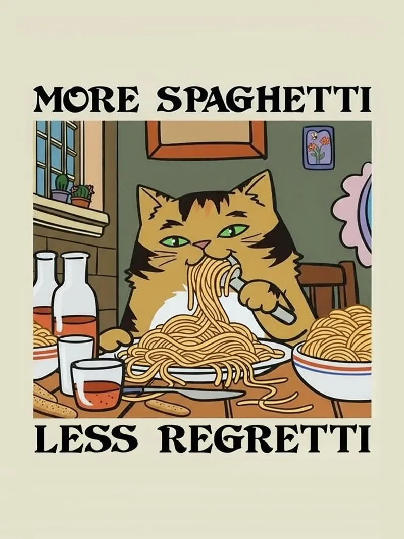 More Spaghetti Less Regretti pellicola backlit da Jasonheeran