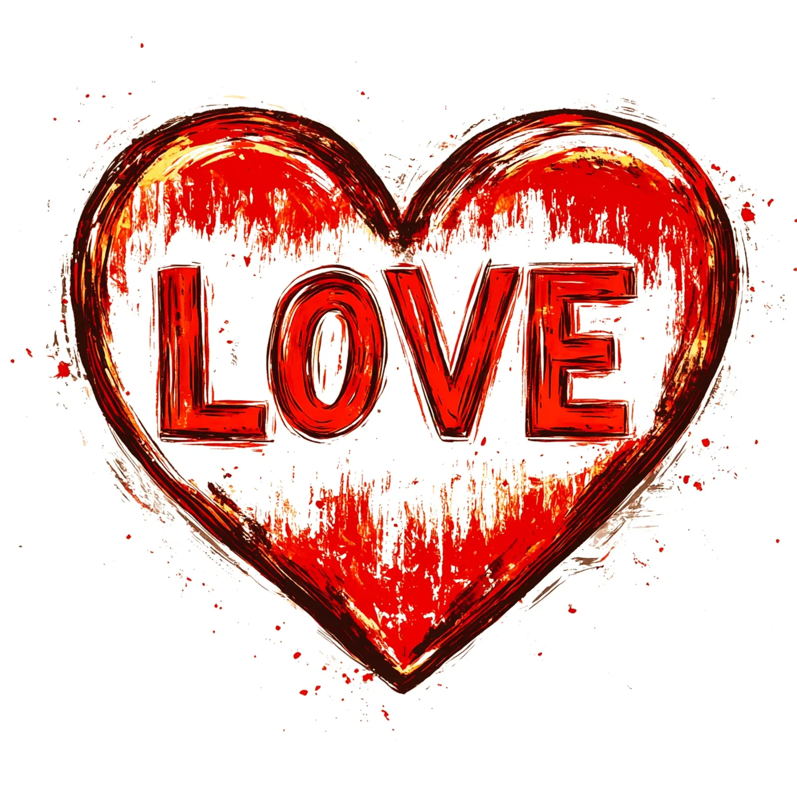 Design a cuore d'amore alluminio dibond da Autofocus
