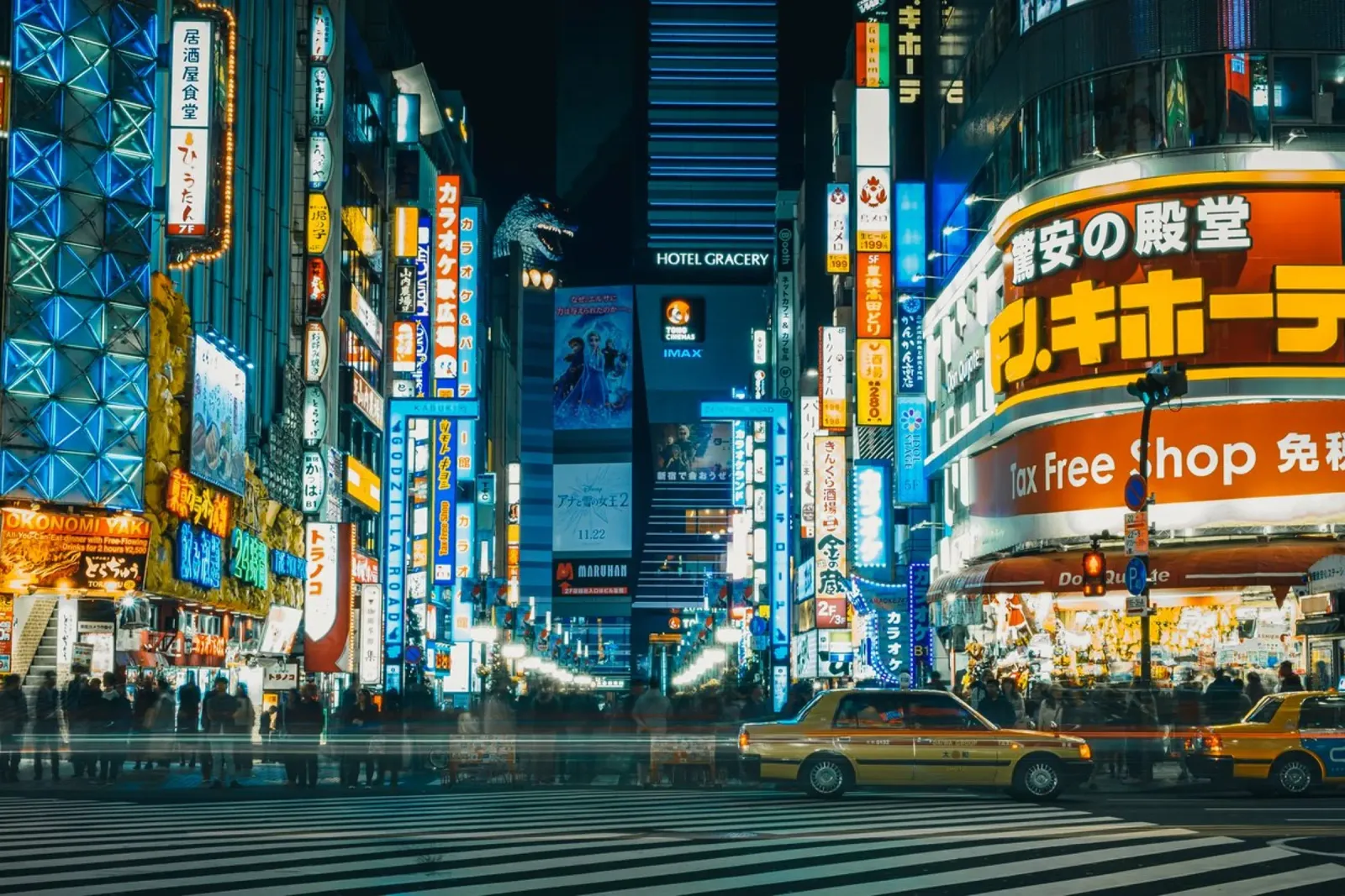 Luci al neon a Shinjuku - Tokyo, Giappone poster da Marcel Bisig