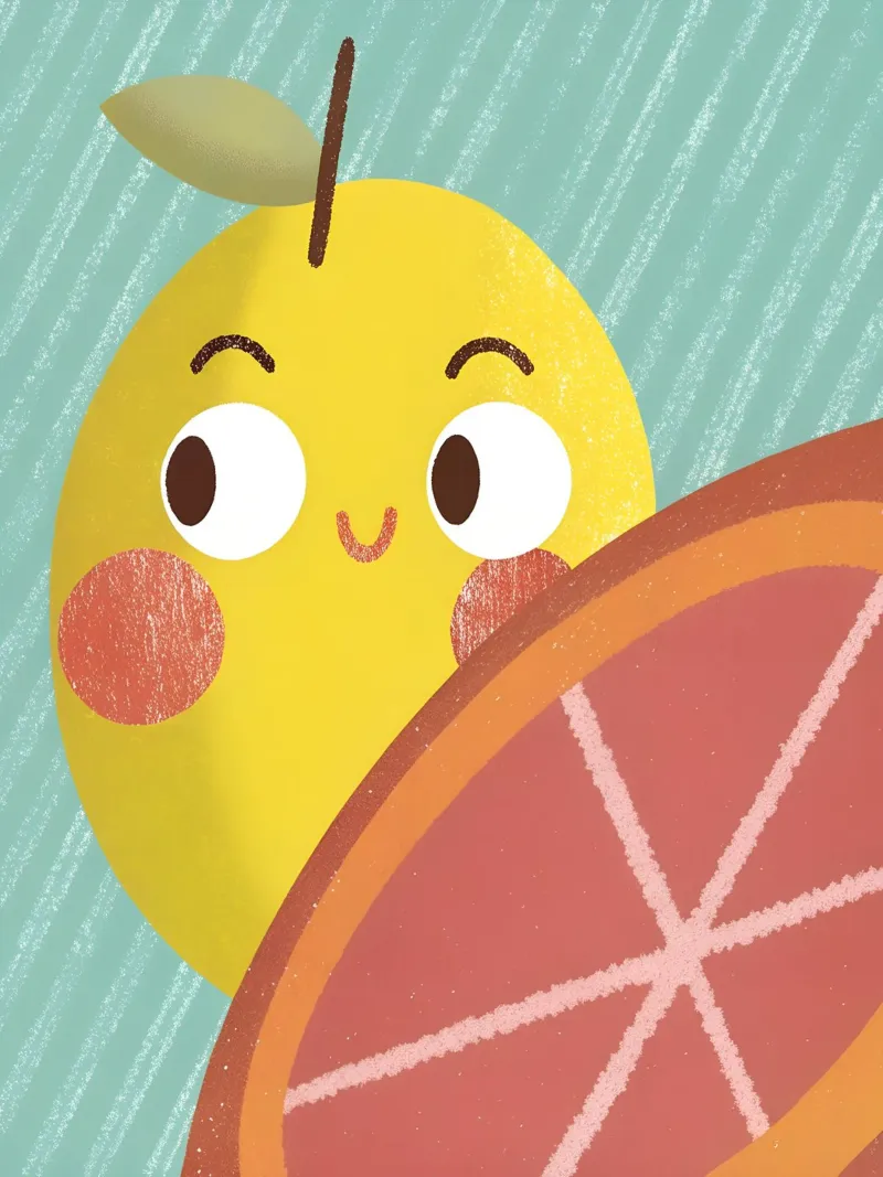 Allegro limone e arancia poster da LOYAL SHOP