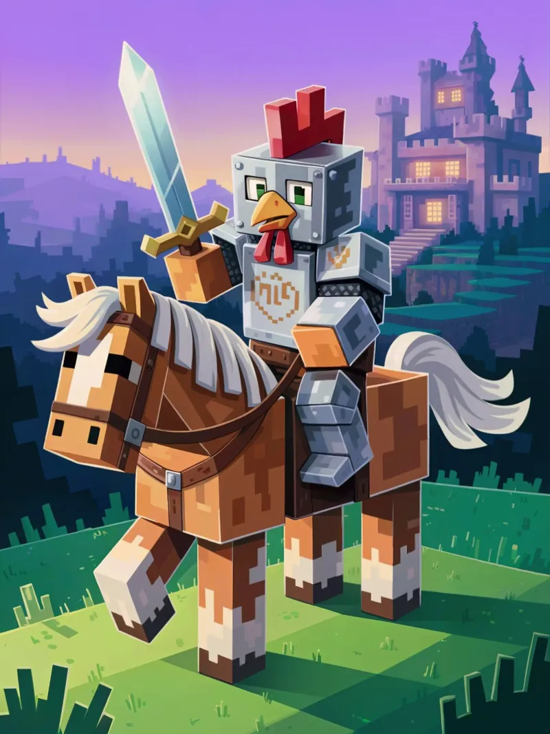 Minecraft carta hahnemühle da Fusion Frames Digital
