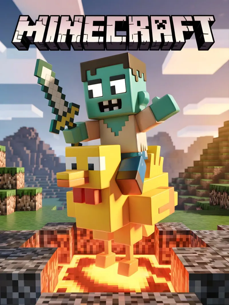 Minecraft carta hahnemühle da Fusion Frames Digital