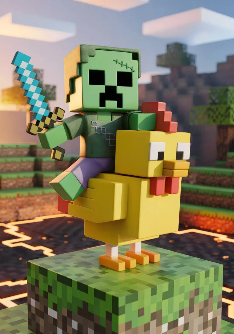 Minecraft carta hahnemühle da Fusion Frames Digital