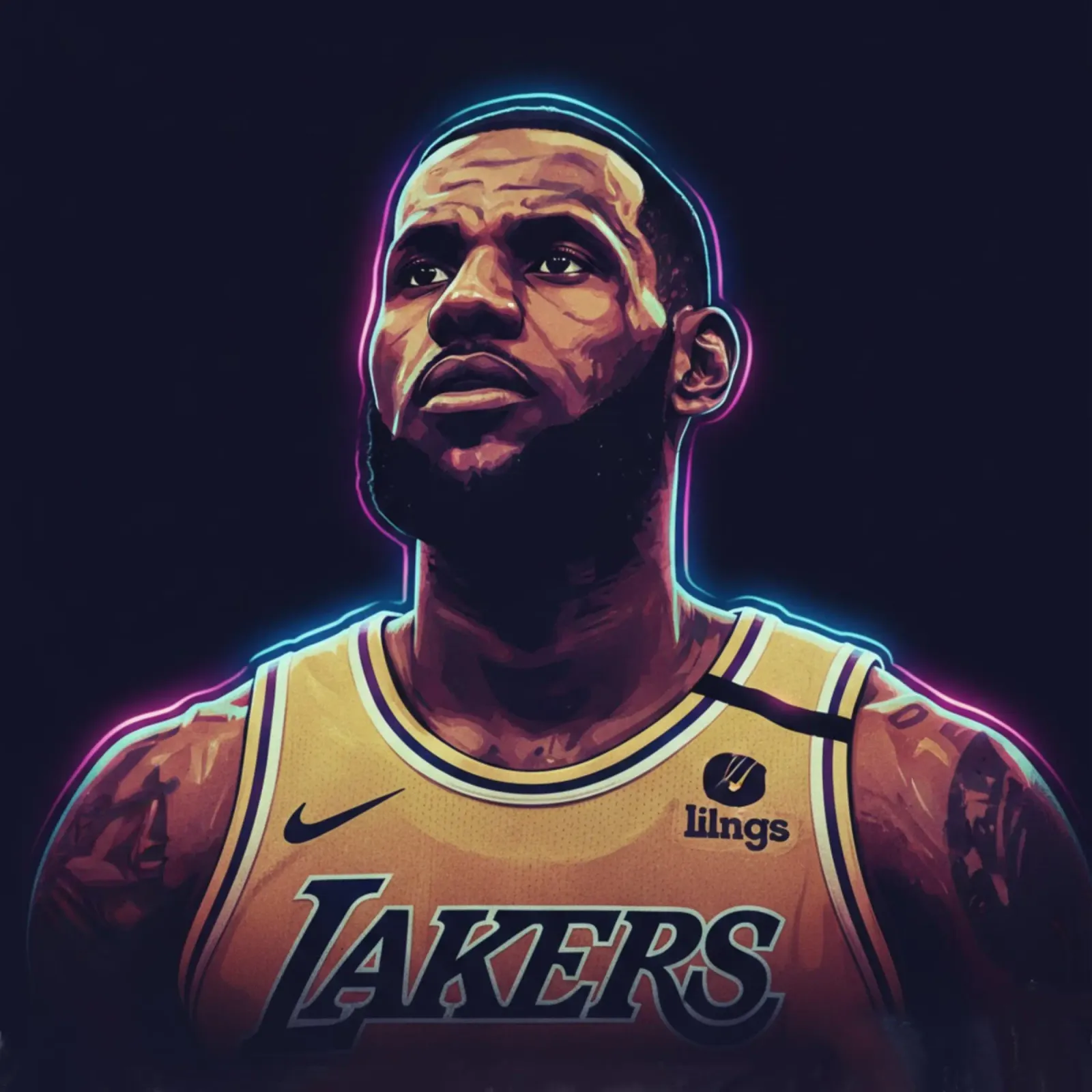 Lebron James carta hahnemühle da Kalis