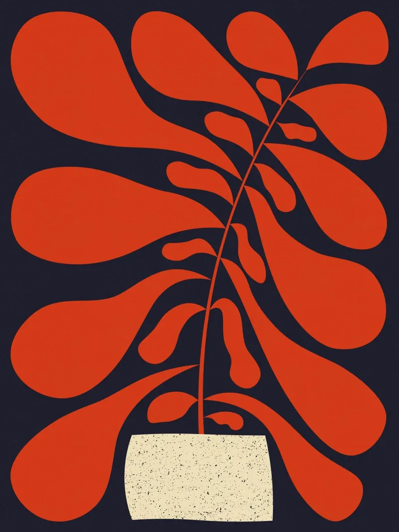 Alisa Galitsyna - Lazy Plant poster da The Artcircle