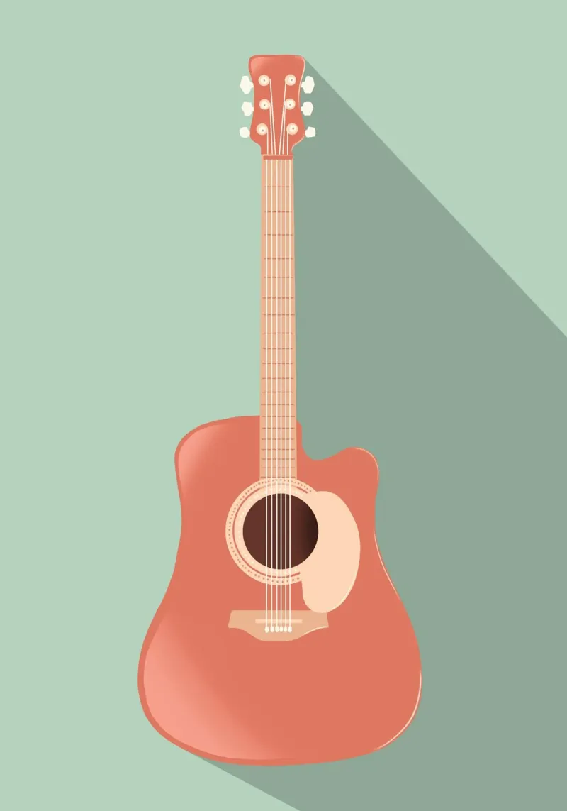 guitar shadow alluminio dibond da scoten