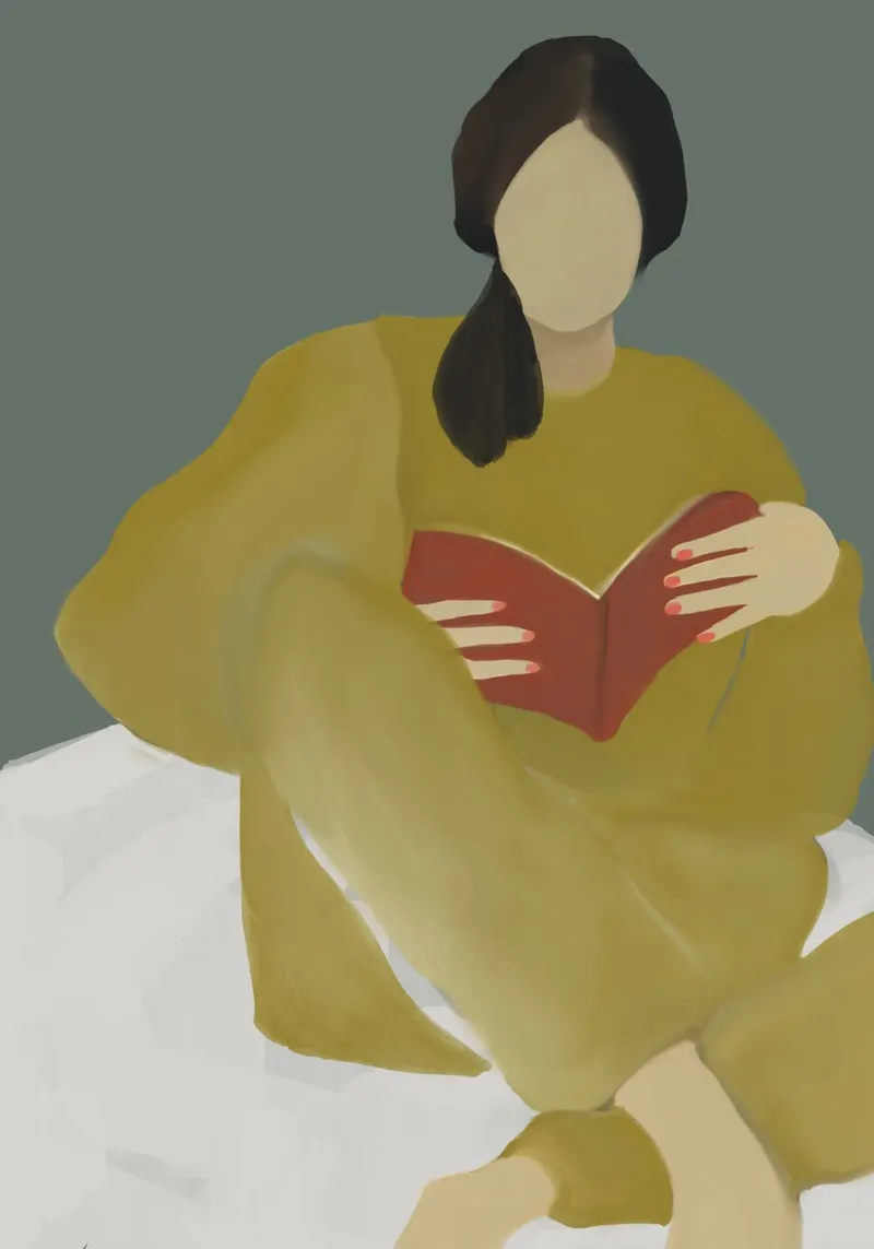 couch reading alluminio dibond da XOXO Arte