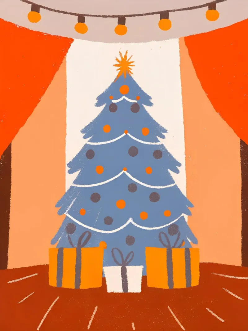 Albero di Natale e regali carta hahnemühle da PERSONAL TOUCH