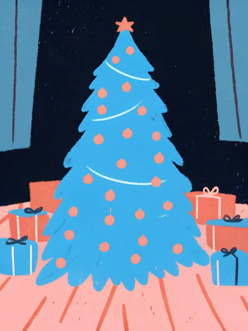 Albero di Natale e regali carta hahnemühle da PERSONAL TOUCH