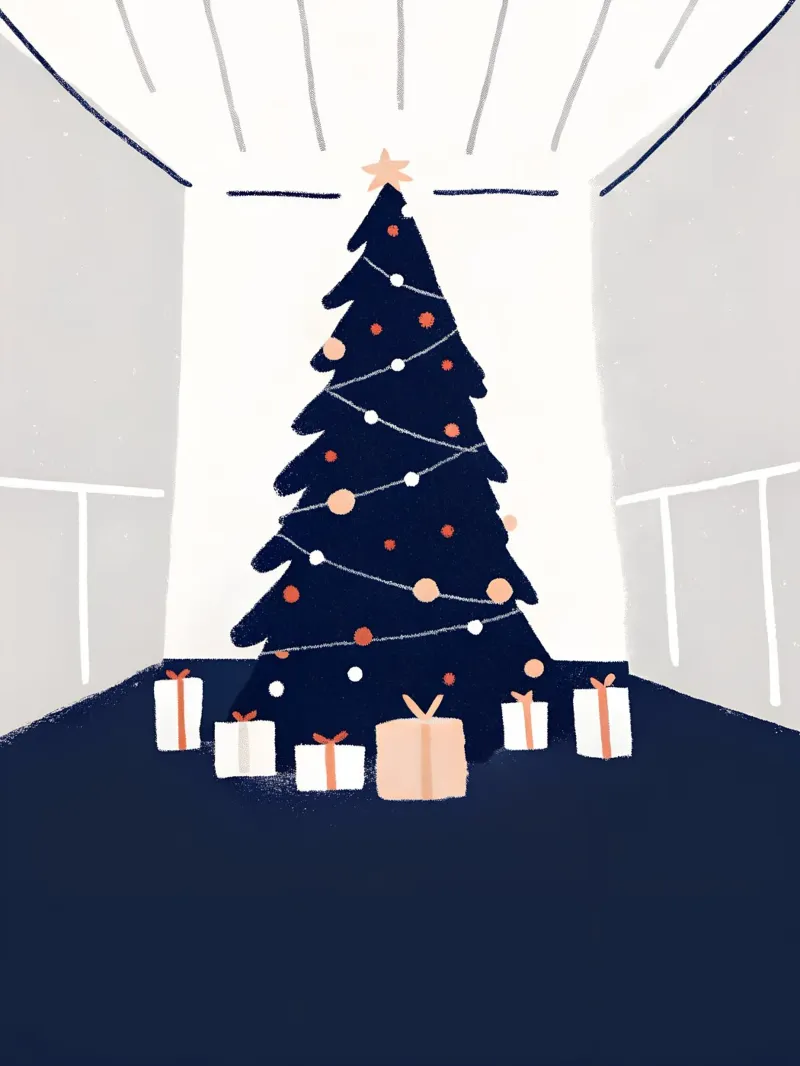 Albero di Natale e regali carta hahnemühle da PERSONAL TOUCH
