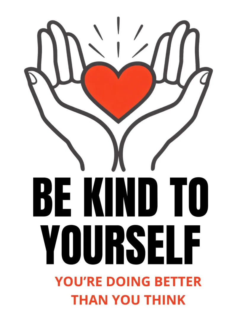 Be kind to yourself plexiglass da artshop