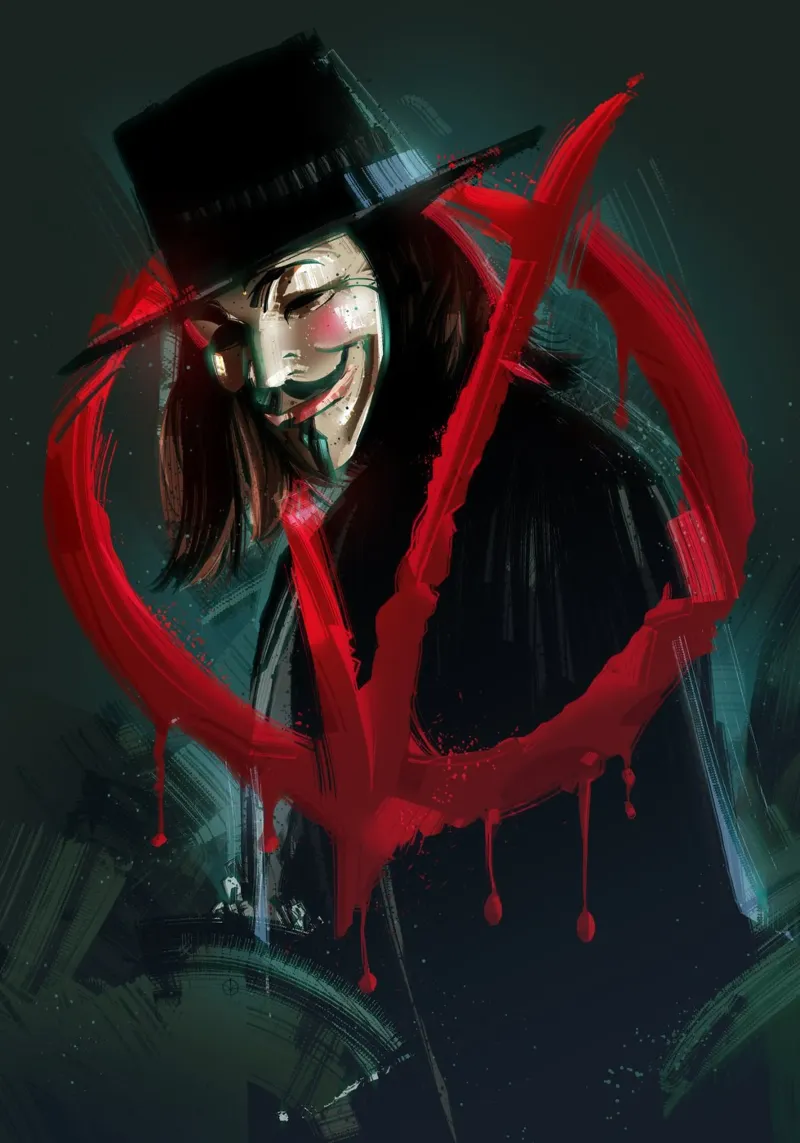 V For Vendetta plexiglass da nabakumov