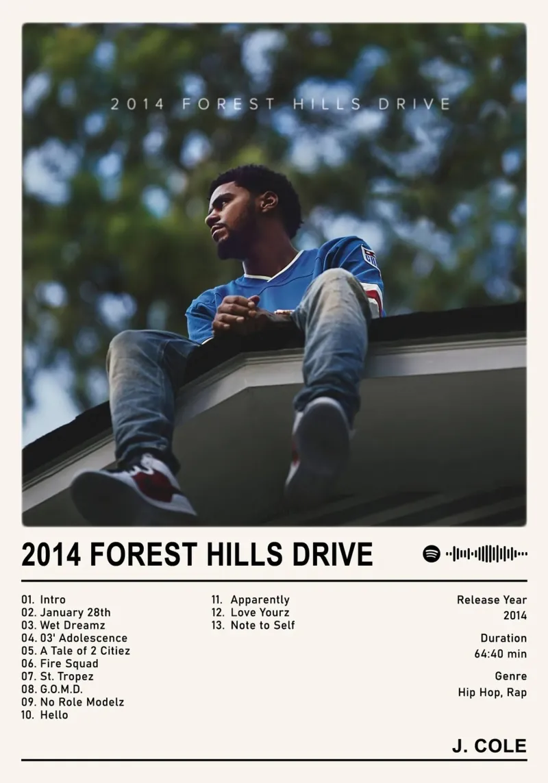 2014 Forest Hills Drive plexiglass da Booth Jordan
