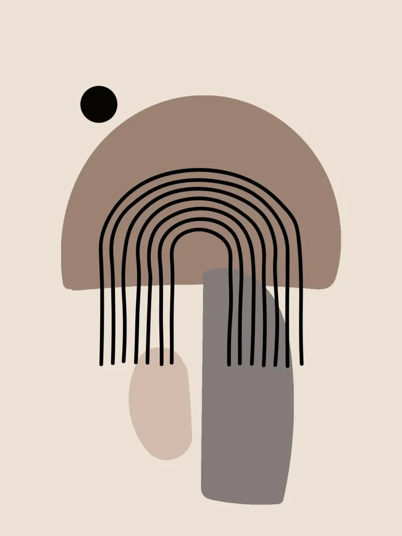 minimal shape canvas van scoten