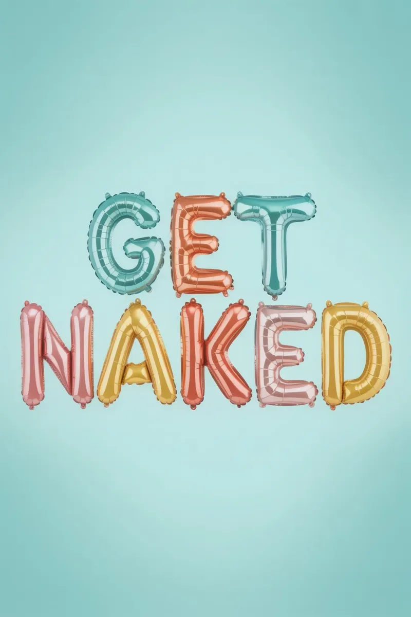 Get Naked plexiglass da Words by Niki