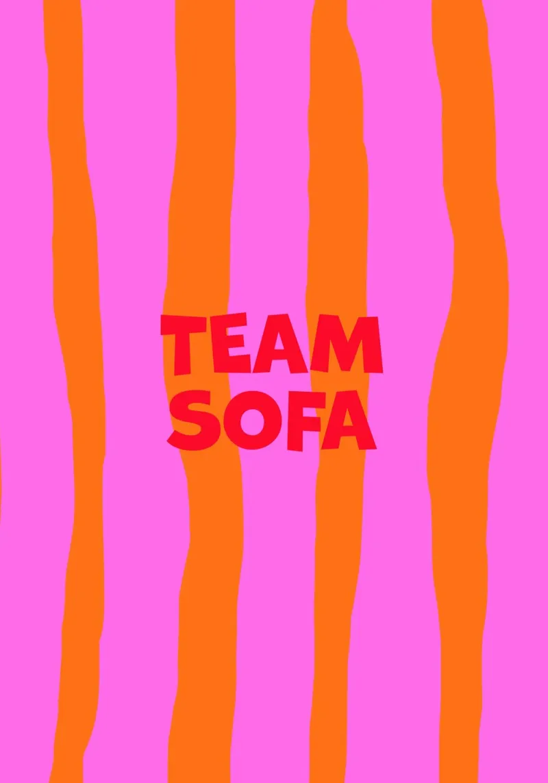 TEAM SOFA (4 Farbvarianten) pellicola backlit da FRICKE DESIGN
