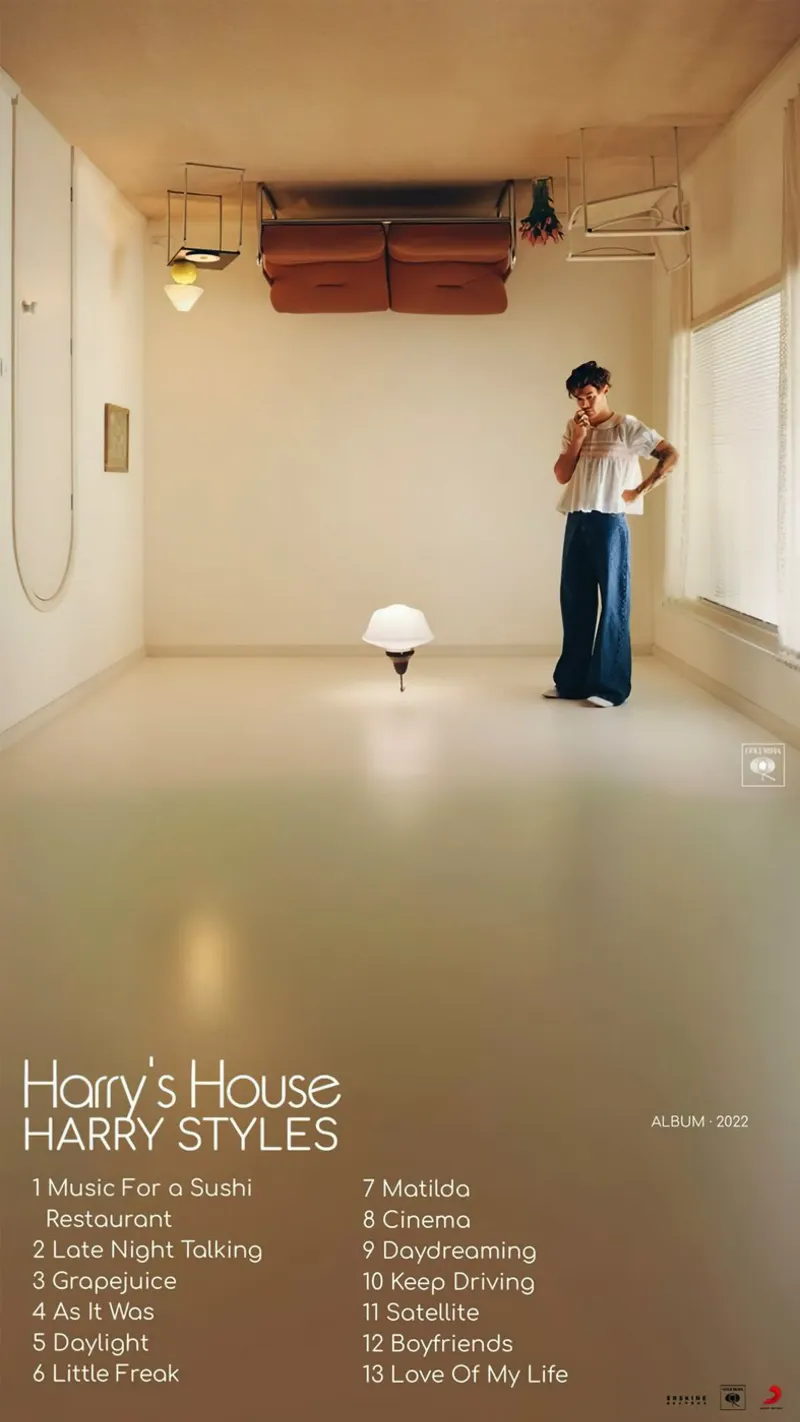 Harry Styles Harry's House alluminio dibond da Asu Galak
