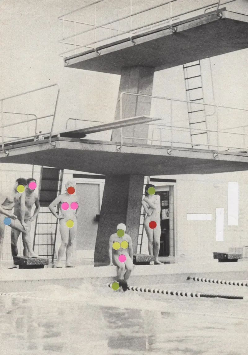 Modesty forex plate by Cassia Beck Collage